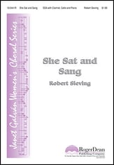 She Sat and Sang SSA choral sheet music cover